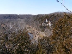 Looking west from Devil's Backbone
