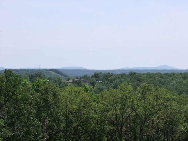 On a hilltop in Ft Smith the Ouachitas beckon.